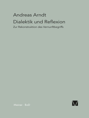 cover image of Dialektik und Reflexion